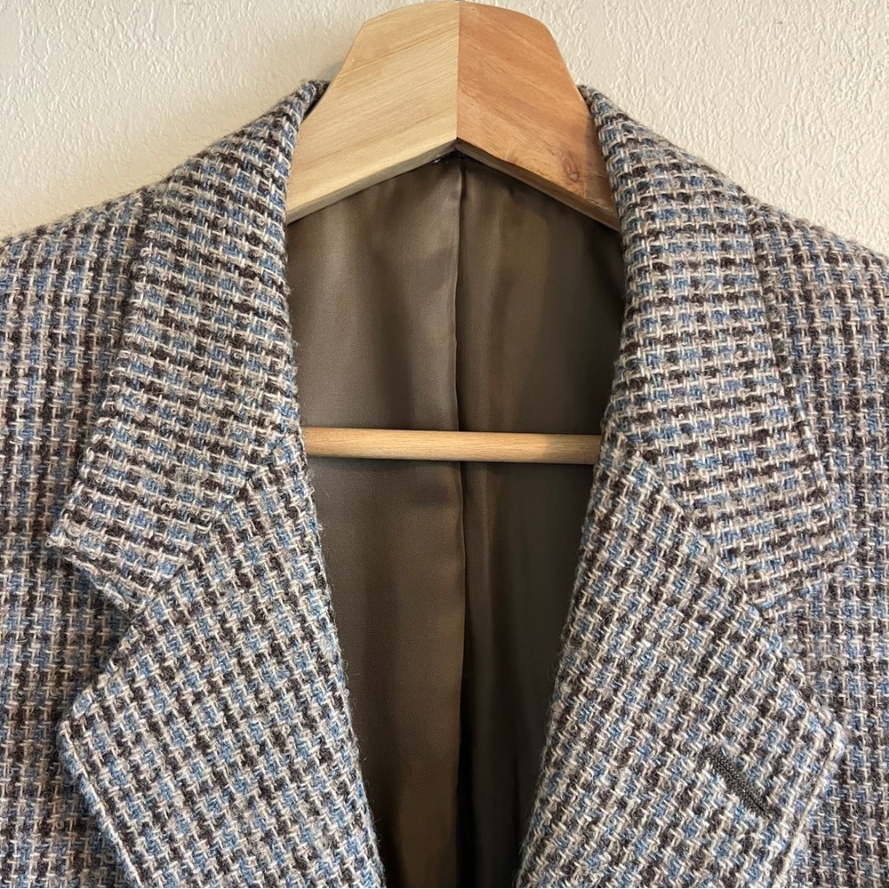 Vintage Wool Satin Lined Blazer - Picture 4 of 16
